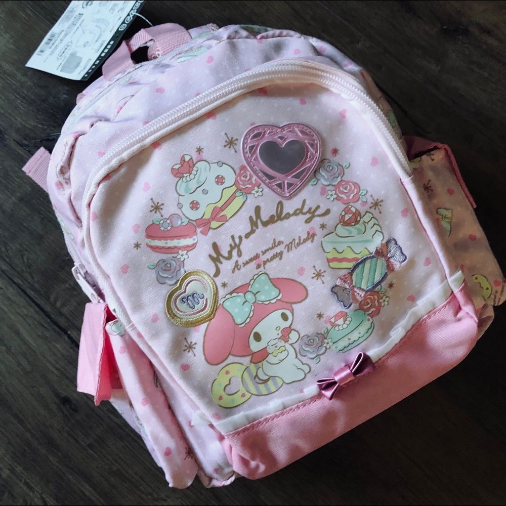 MY MELODY-Imported (NWT) Small Canvas Backpack